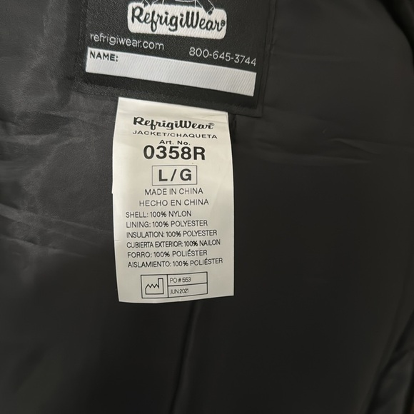 Black Winter Coat with Fur Trim - Picture 4 of 4